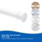 Kenney Mfg No Tools Stall Shower Curtain Rod, 24-40", White KN607C/10V1 - alternate 9